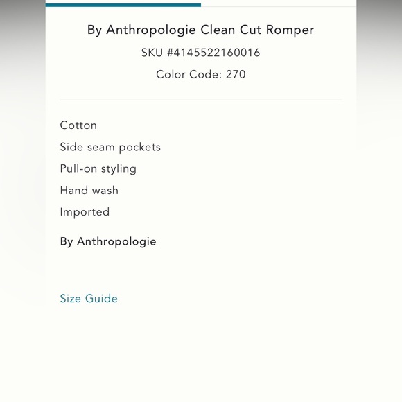 NWT new small Anthropologie clean cut romper shorts yellow tiny FLAW - Picture 13 of 17